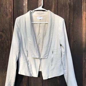 Chocolate USA Linen Blend Blazer Size L